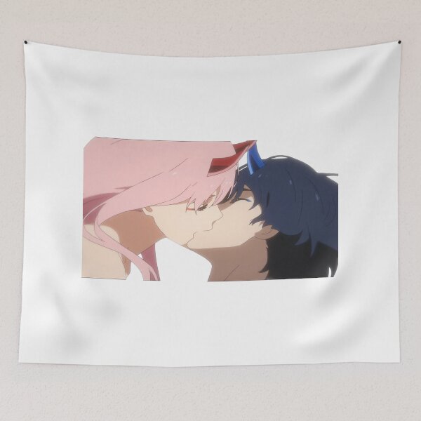 Item preview, Zero Two Hiro Kiss Design designed and sold by Dolphin-5k.
