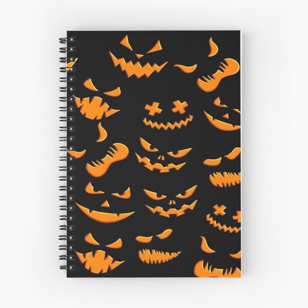 Item preview, Halloween pumpkin faces pattern designed and sold by MLD112.