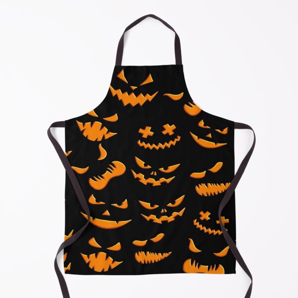 Item preview, Halloween pumpkin faces pattern designed and sold by MLD112.