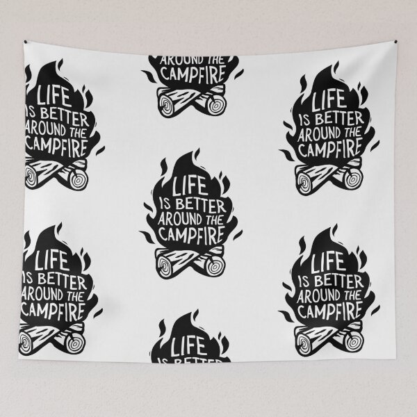Item preview, Life is Better Around the Campfire designed and sold by FazCreations.