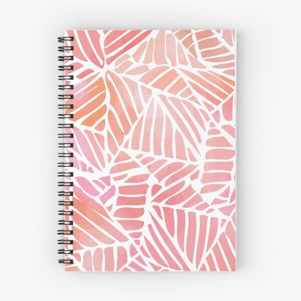 Item preview, Abstract Pink and Peach Leaves designed and sold by FinnBear.