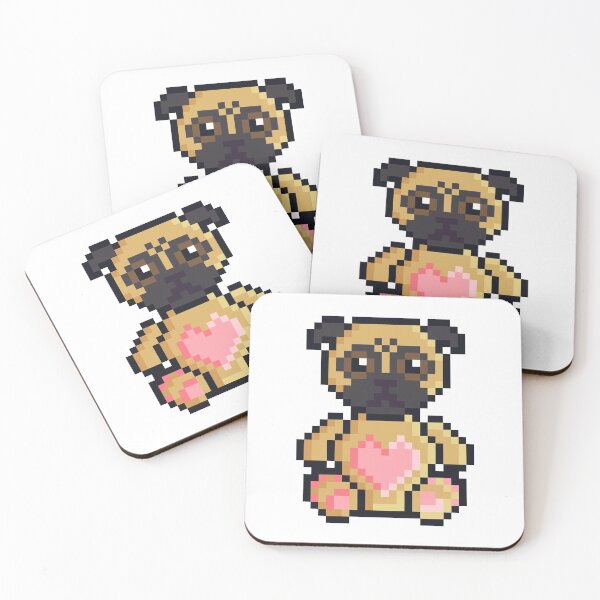 Item preview, I heart Pug designed and sold by pixeltowntees.