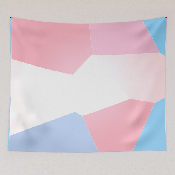 Item preview, Stained Glass Effect Subtle Pride trans designed and sold by -Gedwolcraeft-.