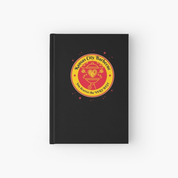 Barbeque BBQ Kansas City Griller funny design Hardcover Journal