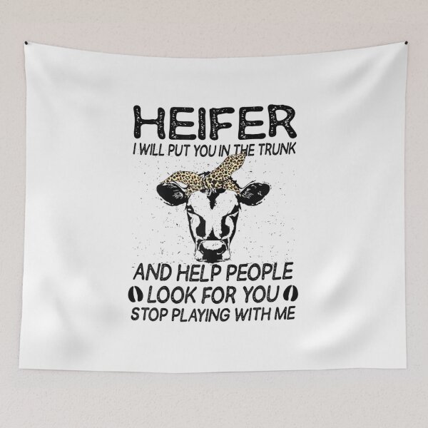 Item preview, Heifer I Will Put You In The Trunk And Help People designed and sold by Deluxe2007.