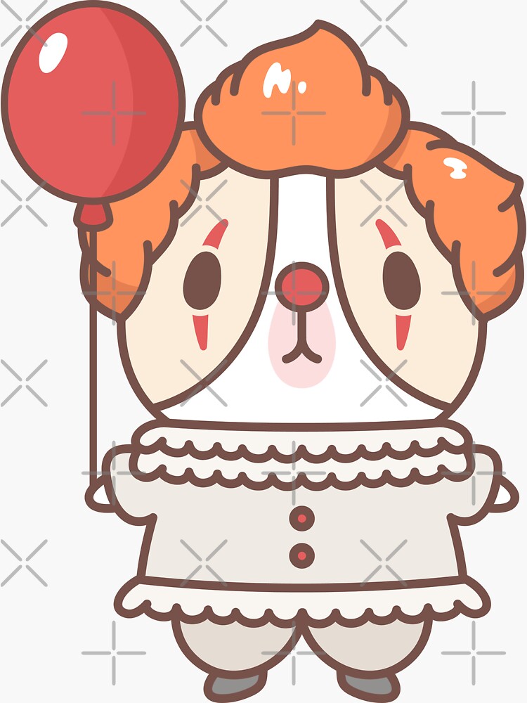 Guinea pig in clown costume by Miri-Noristudio