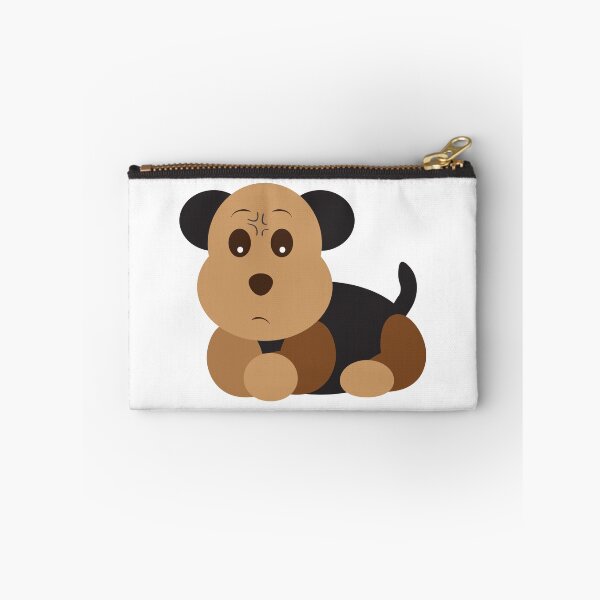 Artikelvorschau, Braun gefärbter niedlicher lustiger Hundekarikatur auf Seitenstörung. Fun Design für DOG LOVERS Club entworfen und verkauft von jennythip.