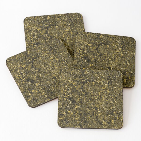 Item preview, Crumpled Foil Abstract in Dark Gold designed and sold by Darcy777.