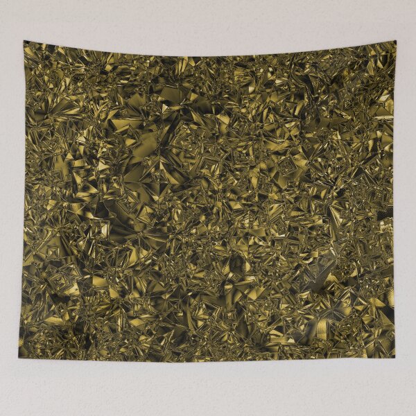 Item preview, Crumpled Foil Abstract in Dark Gold designed and sold by Darcy777.