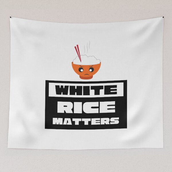 Item preview, White Rice Matters designed and sold by somebasic.