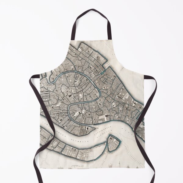 Item preview, 1838 Vintage Map of Venice, Italy designed and sold by Gin Neko.
