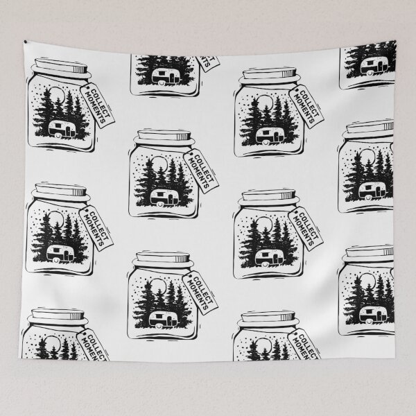 Item preview, Collect Moments RV Camper Woods Woodsy Mason Jar designed and sold by FazCreations.