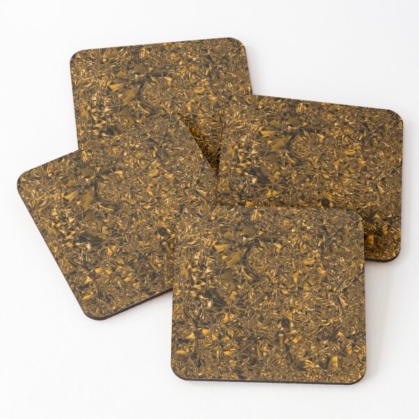 Item preview, Crumpled Foil Abstract in Rich Gold designed and sold by Darcy777.