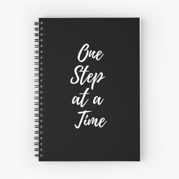 Item preview, white One Step at a time designed and sold by FourNuns.