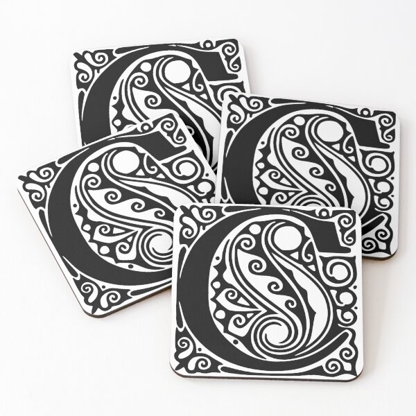 Item preview, Art Nouveau Letter C Monogram designed and sold by AlteredAtelier.