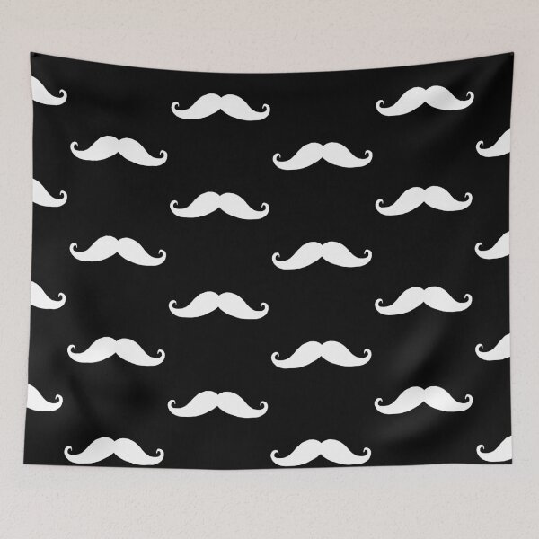 Item preview, Mustache White designed and sold by kati-cat.