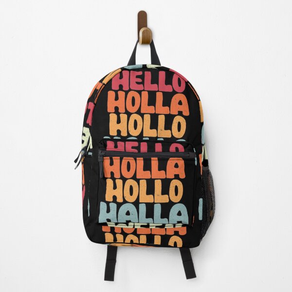 Item preview, Hello Holla Hollo Halla Ween Cute Halloween Vintage Style designed and sold by GravitiTees.