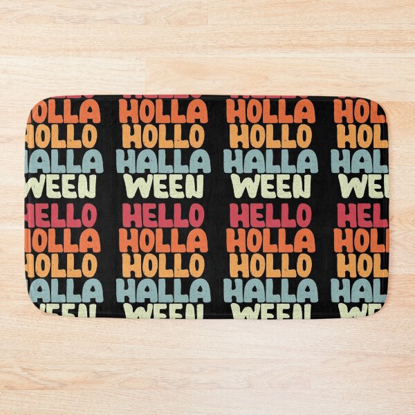 Item preview, Hello Holla Hollo Halla Ween Cute Halloween Vintage Style designed and sold by GravitiTees.