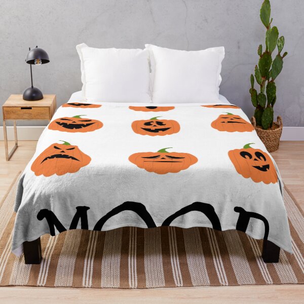 Item preview, Mood Halloween Pumpkin Faces designed and sold by qitrechio.