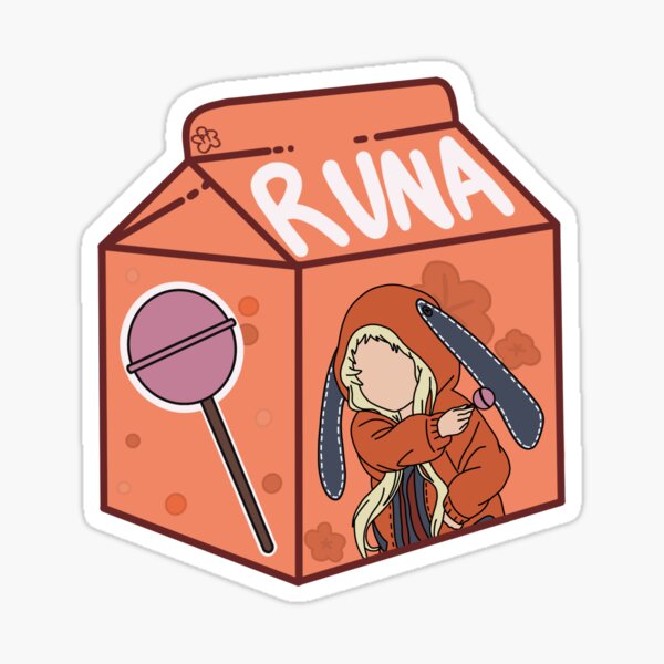 Item preview, runa milk carton  designed and sold by PastelThorns.