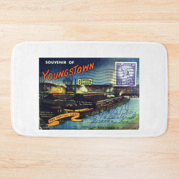 Item preview, Youngstown, Ohio, 1956,3 cent liberty, 1956,  Antique, Vintage, Postcard designed and sold by Vintaged.