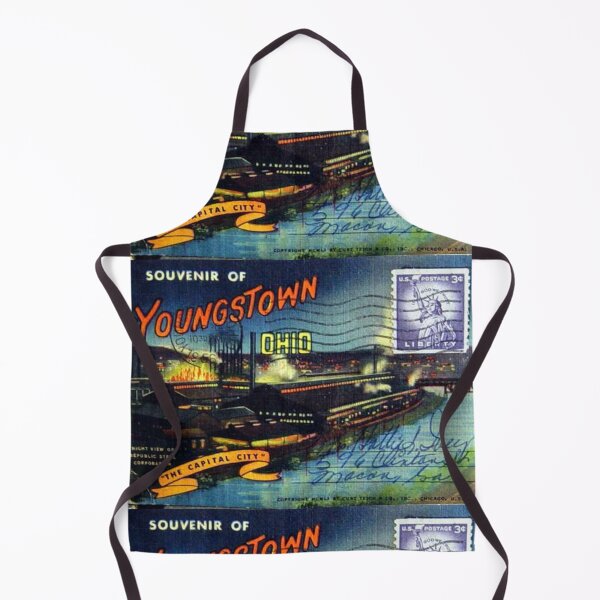 Item preview, Youngstown, Ohio, 1956,3 cent liberty, 1956,  Antique, Vintage, Postcard designed and sold by Vintaged.