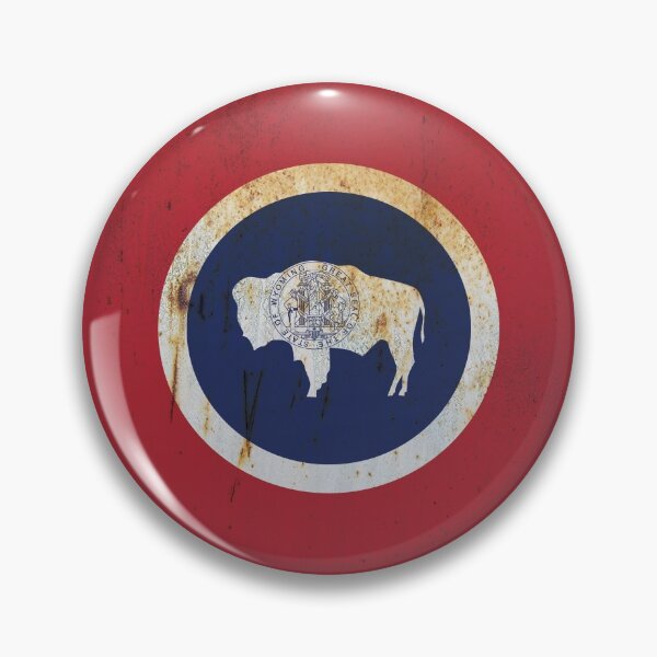 Item preview, Wyoming Flag Grunge designed and sold by TRowanDesign.