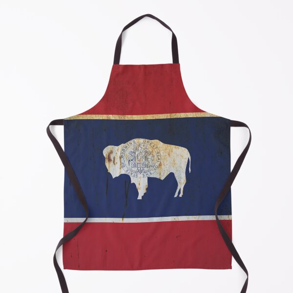 Item preview, Wyoming Flag Grunge designed and sold by TRowanDesign.