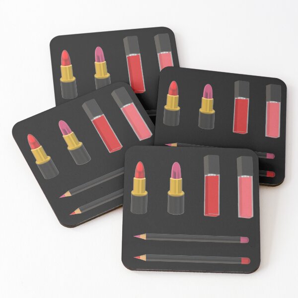 Item preview, Makeup Set: Lip Products (Black Background) designed and sold by ArtByLM.