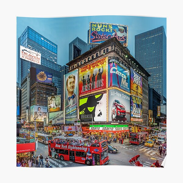 Times Square III Poster