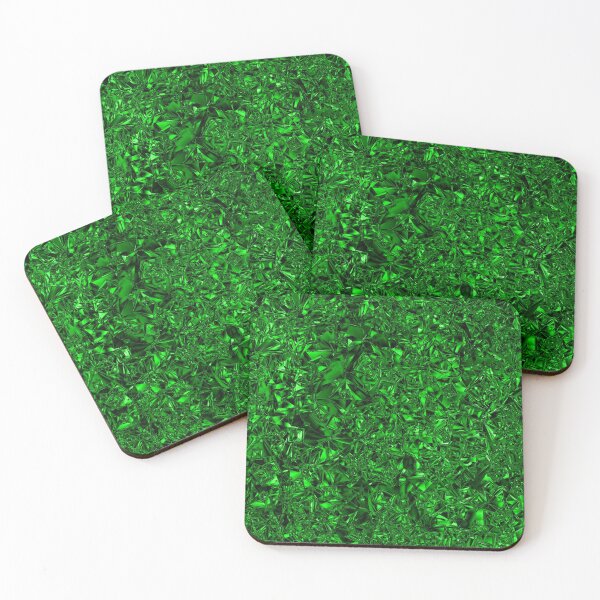 Item preview, Crumpled Foil Abstract in Shamrock Green designed and sold by Darcy777.