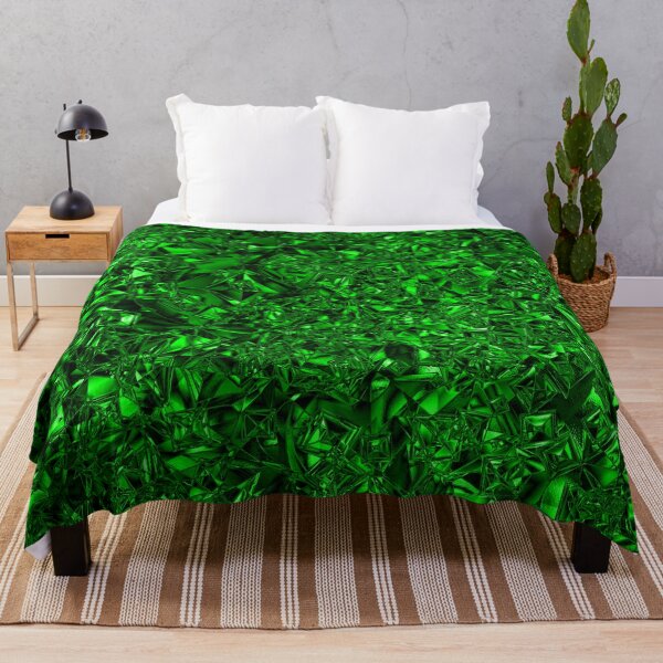 Item preview, Crumpled Foil Abstract in Shamrock Green designed and sold by Darcy777.
