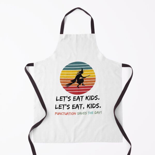 Artikelvorschau, Lass uns Kinder essen, Interpunktion rettet den Tag Lustiges Halloween-Shirt entworfen und verkauft von Passion Isles.