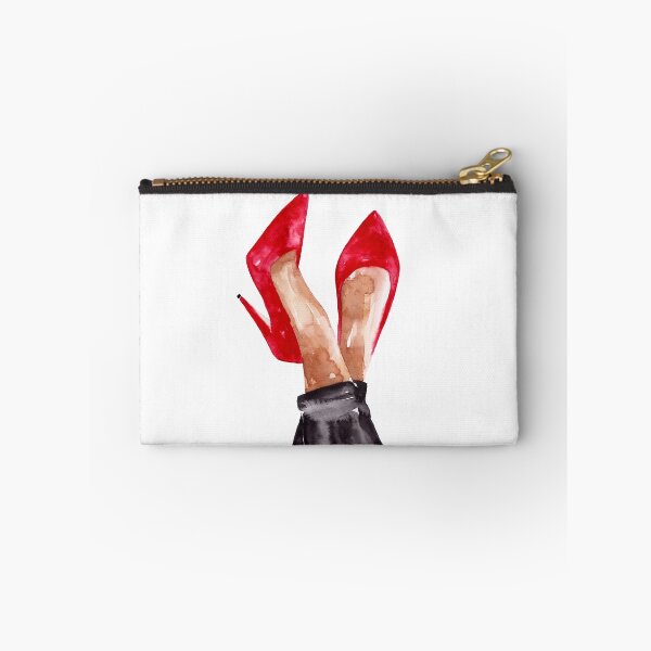 Artikelvorschau, Rote Stilettos Aquarell Illustration entworfen und verkauft von Alisha Watercolors.