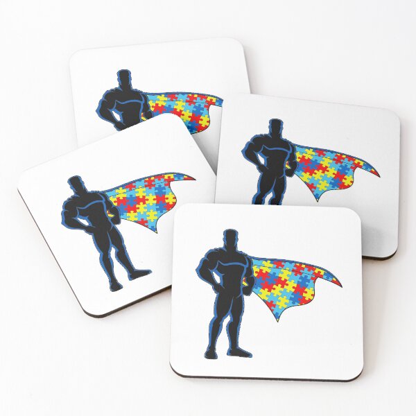 Item preview, Superhero Autism Dad  designed and sold by AnJAutismWorld.