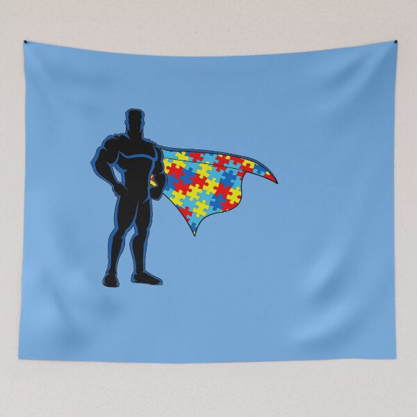 Item preview, Superhero Autism Dad  designed and sold by AnJAutismWorld.