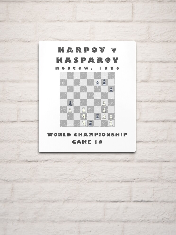 Chess Deep Blue v Kasparov, 1997 Framed Art Print for Sale by  fourthreethree