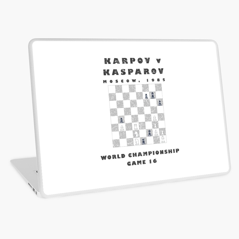 Drawn Games Postcards - Karpov vs. Kasparov – World Chess Hall of Fame
