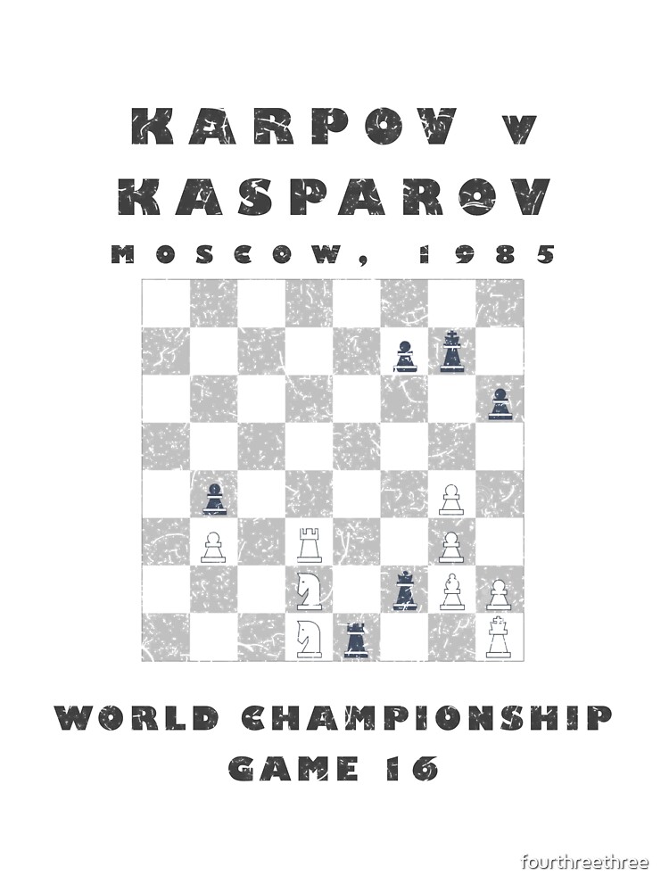 Karpov vs. Kasparov  World Chess Championship 1985 