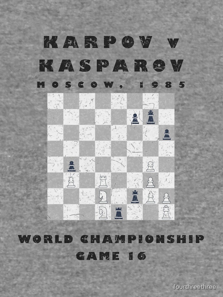 Game 16: Gary Kasparov vs Anatoly Karpov, 1985.