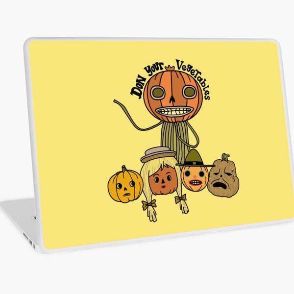 Don your vegetables pumpkin pottsfield Laptop Skin