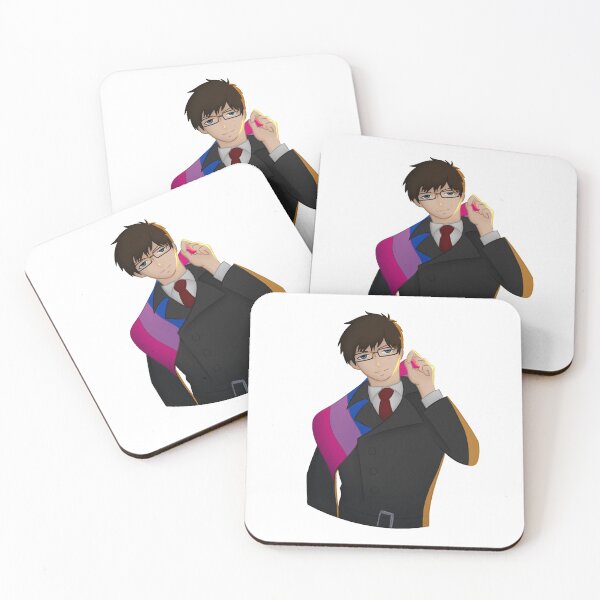 Item preview, Blue Exorcist Yukio Okumura Bisexual Pride designed and sold by Oli Katai.