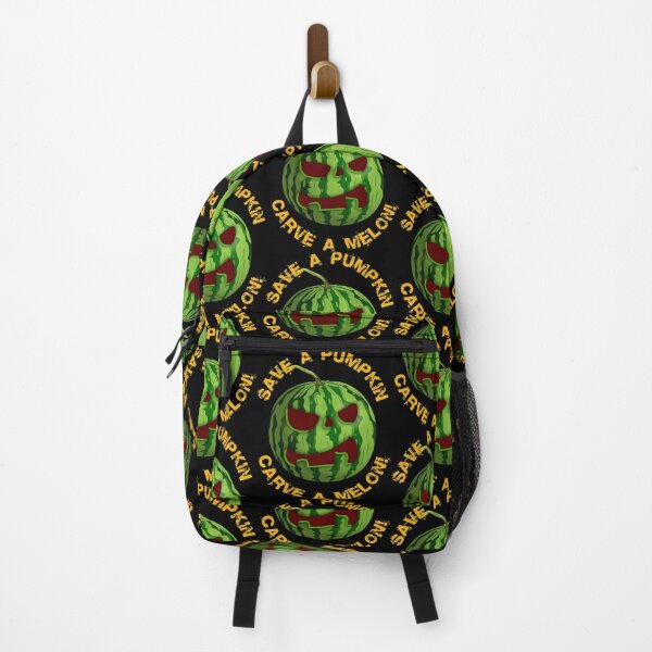 Item preview, Save a pumpkin, carve a Melon ! Halloween pumpkin face designed and sold by BLACKSUN-SHOP.