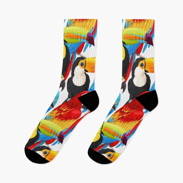 Item preview, Macaws and Toucan - Macaws are long-tailed, often colorful, New World parrots.  The Toucan, a brightly marked and have large, often-colorful bills. designed and sold by JOHNC1.
