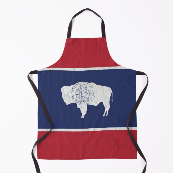 Item preview, Wyoming Flag Grunge Wall designed and sold by TRowanDesign.