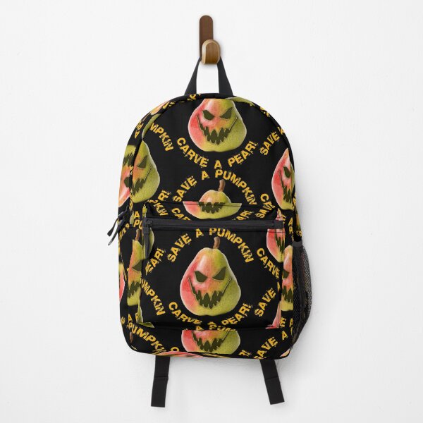 Item preview, Save a pumpkin, carve a Pear ! Halloween pumpkin face designed and sold by BLACKSUN-SHOP.