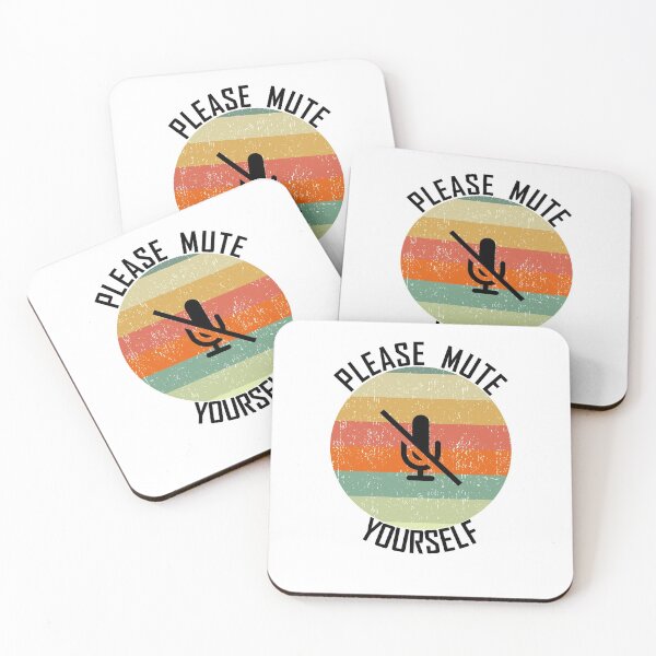 Item preview, Please mute yourself, funny teacher's graphic designed and sold by Passion Isles.