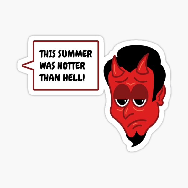 Bored Devil Sticker
