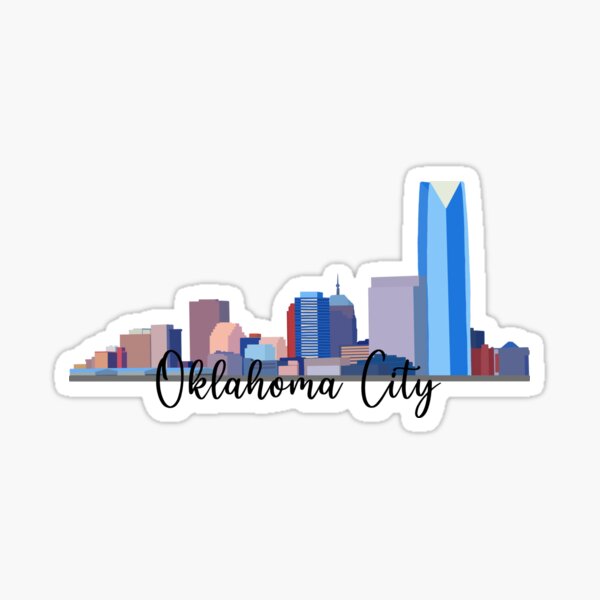 Item preview, Oklahoma City skyline designed and sold by molliehitt.