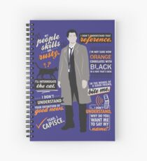 My "People Skills" Are "Rusty" Spiral Notebook